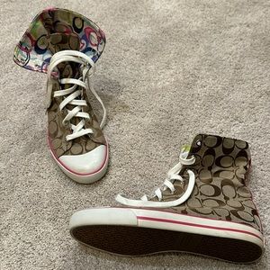 Coach high top sneakers